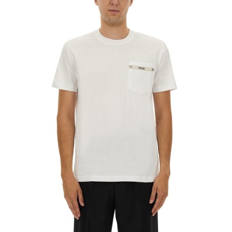 T-SHIRT WITH LOGO RIBBON