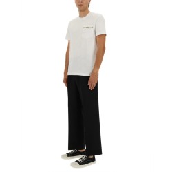 T-SHIRT WITH LOGO RIBBON