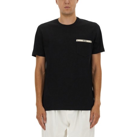T-SHIRT WITH LOGO RIBBON