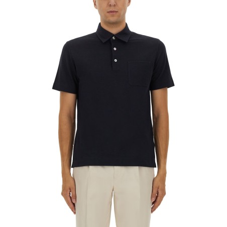 COTTON POLO SHIRT WITH POCKET