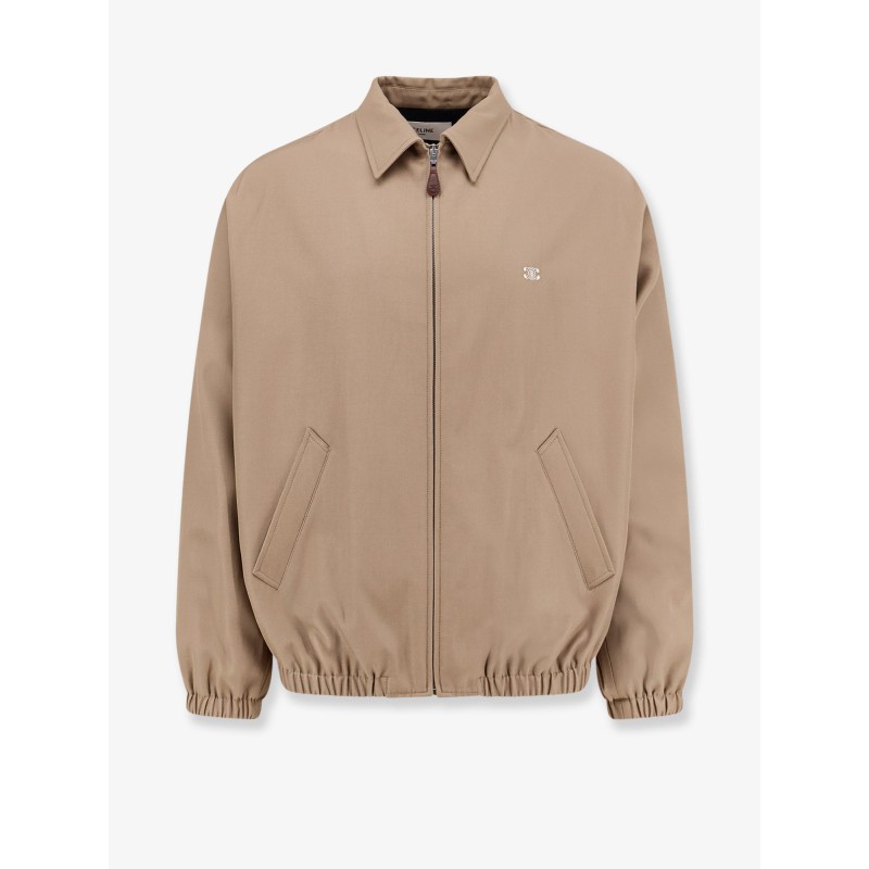Overshirt wool and cotton jacket