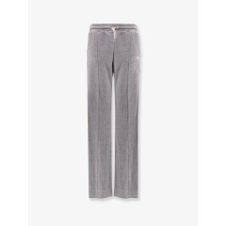 Cotton velvet jogger trousers