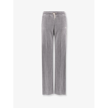 Cotton velvet jogger trousers