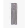 Cotton velvet jogger trousers