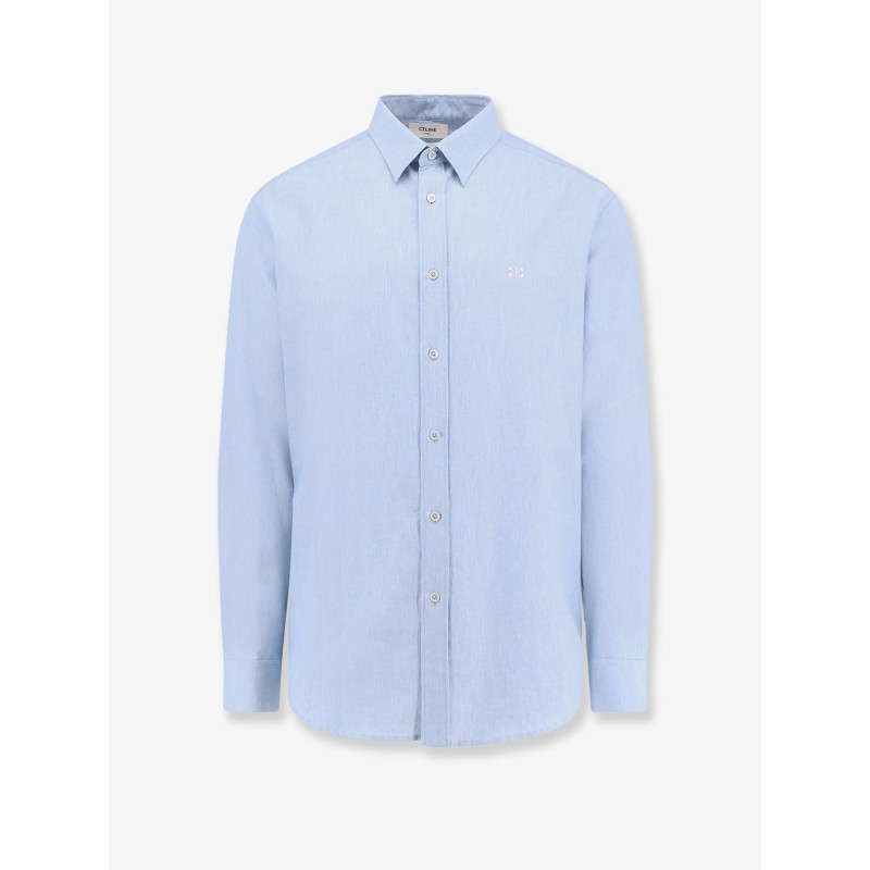 Wide fit cotton shirt