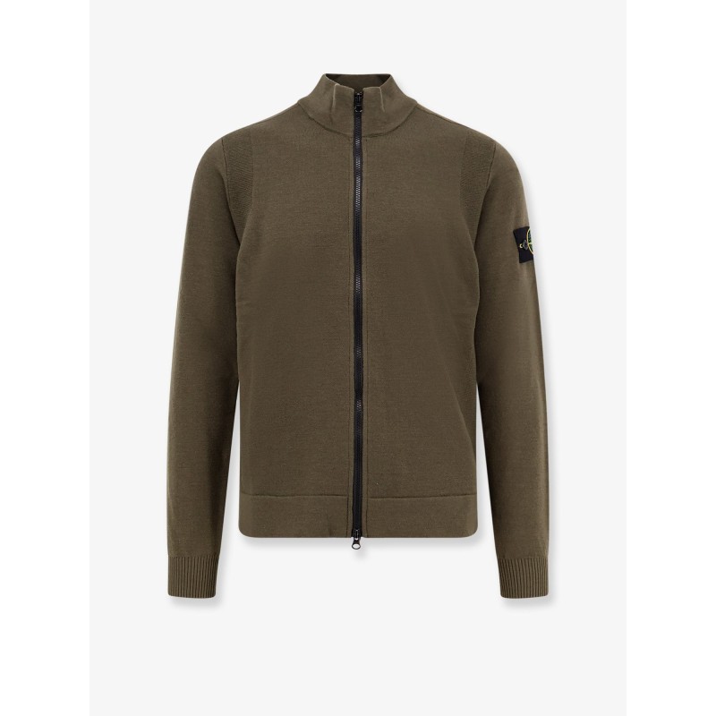 Certified virgin wool cardigan
