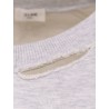 Cotton sweatshirt with multicolor print