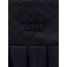 Check virgin wool mini skirt