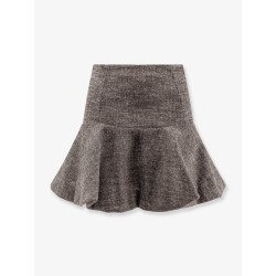 Hot Dogs tweed flannel mini skirt