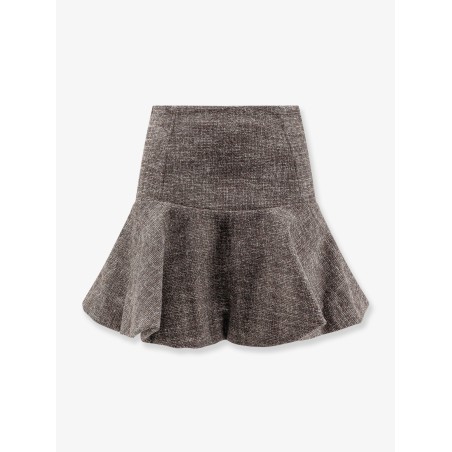 Hot Dogs tweed flannel mini skirt