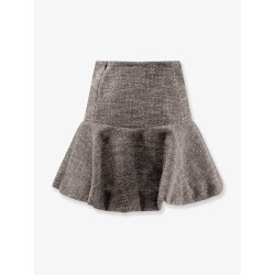 Hot Dogs tweed flannel mini skirt