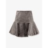 Hot Dogs tweed flannel mini skirt