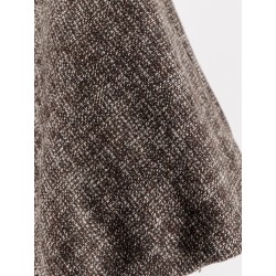 Hot Dogs tweed flannel mini skirt