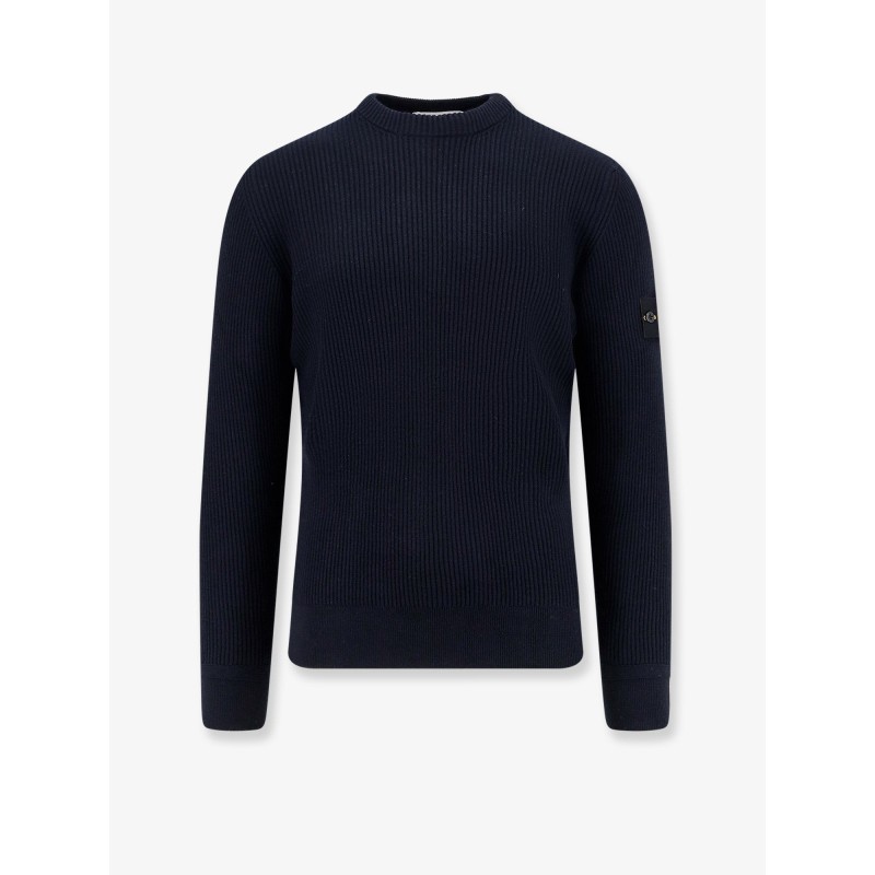 Ribbed certified virgin wool sweater