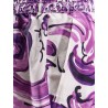 Cotton shorts with Maiolica print