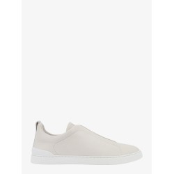Triple Stitch leather sneakers