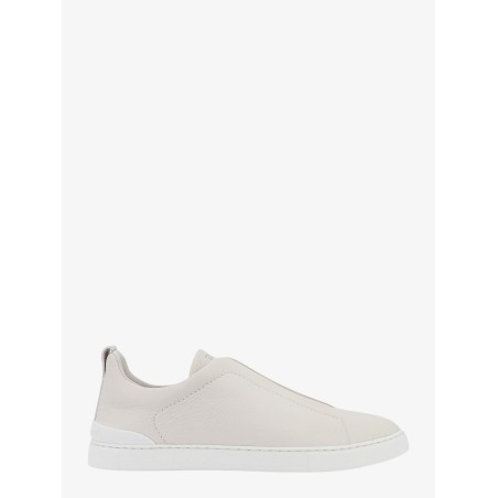 Triple Stitch leather sneakers