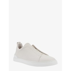 Triple Stitch leather sneakers
