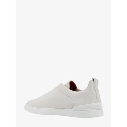 Triple Stitch leather sneakers