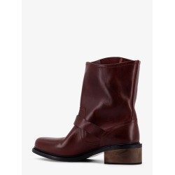 Leather boots