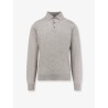 Cashmere and silk polo shirt