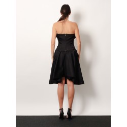 Flared midi skirt