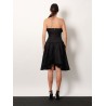 Flared midi skirt