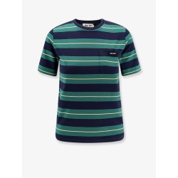 Striped cotton jersey T-shirt