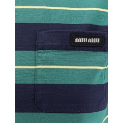 Striped cotton jersey T-shirt
