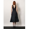 Denim midi dress