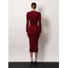 Viscose midi dress