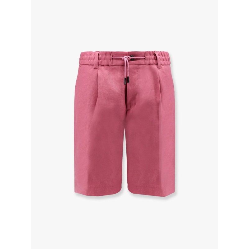 Linen bermuda shorts