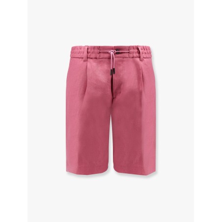 Linen bermuda shorts