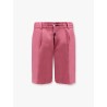 Linen bermuda shorts