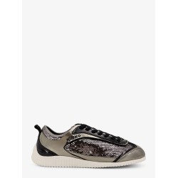 Reby 10 mirror fabric sneakers with sequins