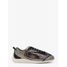 Reby 10 mirror fabric sneakers with sequins
