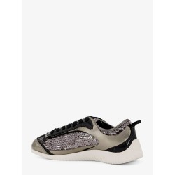 Reby 10 mirror fabric sneakers with sequins