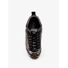 Reby 10 mirror fabric sneakers with sequins