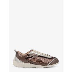 Reby 10 mirror fabric sneakers with sequins