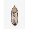 Reby 10 mirror fabric sneakers with sequins