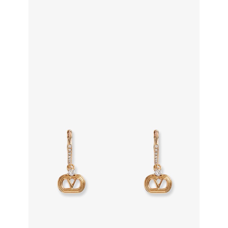 Ovalette metal and Swarovski® crystals earrings