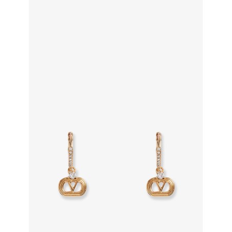 Ovalette metal and Swarovski® crystals earrings