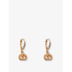Ovalette metal and Swarovski® crystals earrings