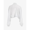 Batwing linen sweater