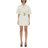COTTON GABARDINE SHORT DRESS