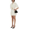 COTTON GABARDINE SHORT DRESS