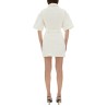 COTTON GABARDINE SHORT DRESS