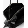 La Passeggiata Medium leather shoulder bag with croco effect