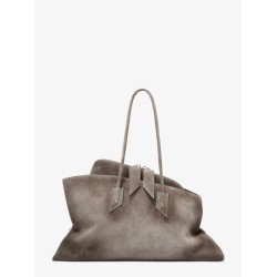 La Passeggiata Medium suede shoulder bag