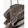 La Passeggiata Medium suede shoulder bag